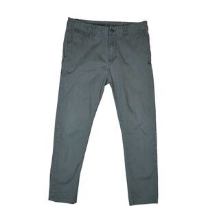 Quiksilver Pants Size 33 Faded Green Straight Taper Casual Surf Skate